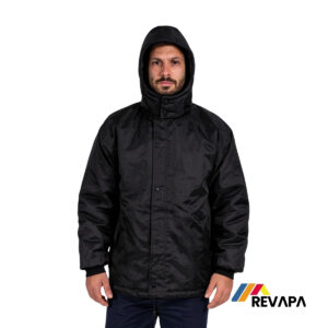 CAMPERA TRUCKER AZUL C/ CAPUCHA