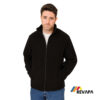 campera polar negra